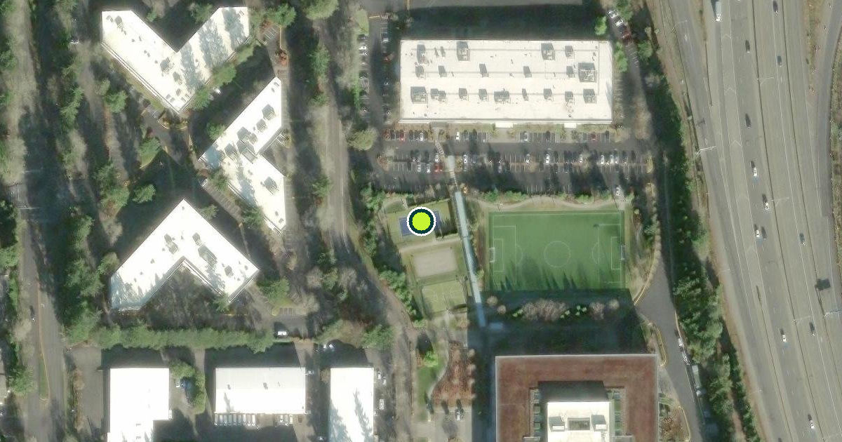 Satellite view of Redmond Pickleball Courts