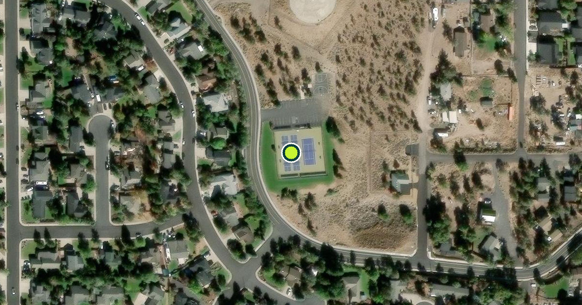 Satellite view of Redmond Pickleball Courts