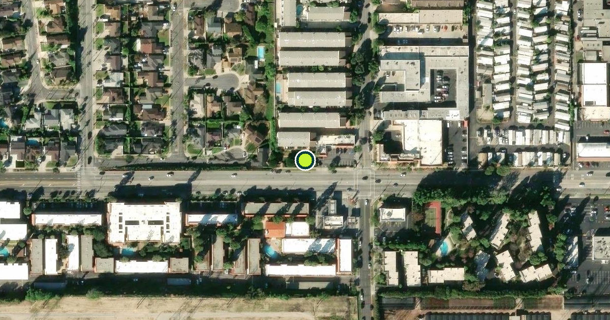 Satellite view of Redondo Beach Pickleball Courts