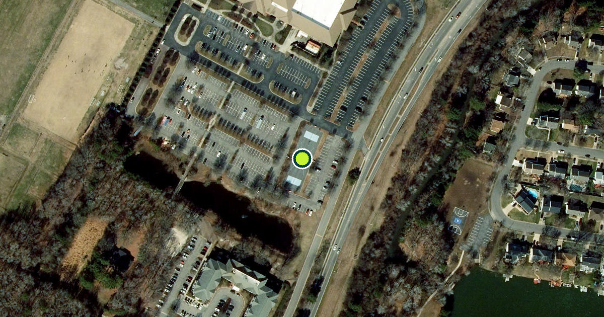 Satellite view of Regent University Pickleball Courts