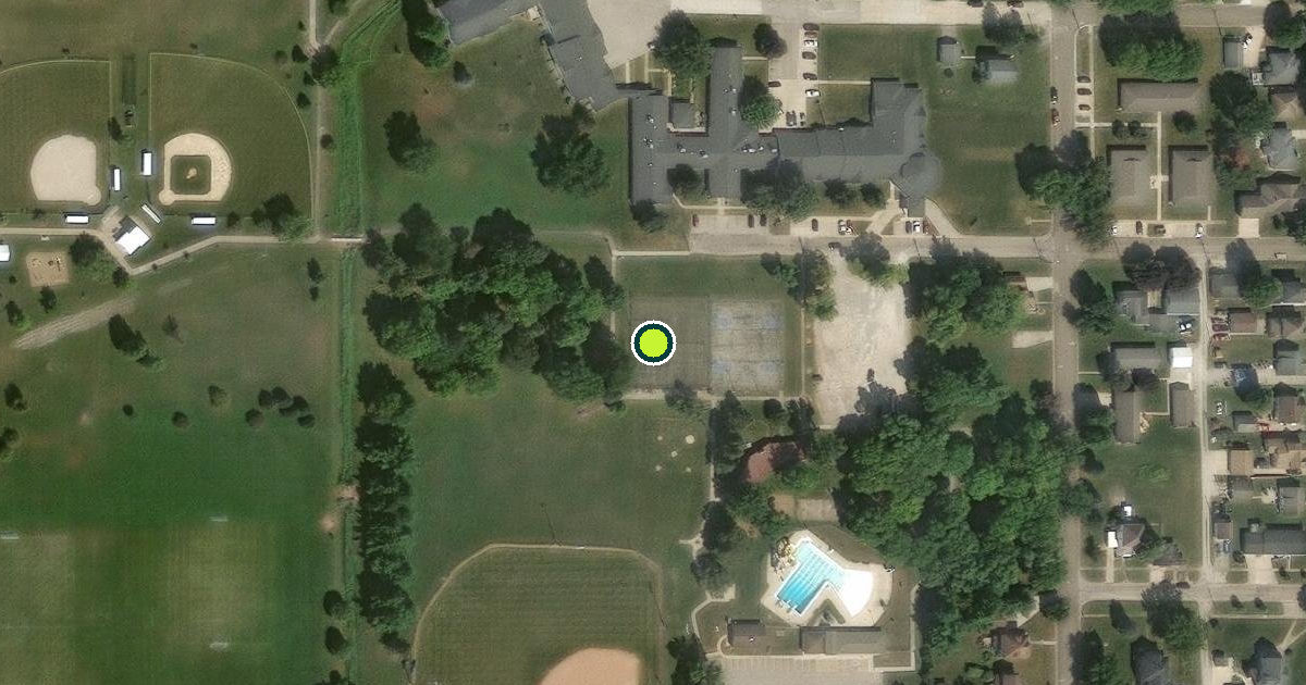 Satellite view of Reinbeck Pickleball Courts