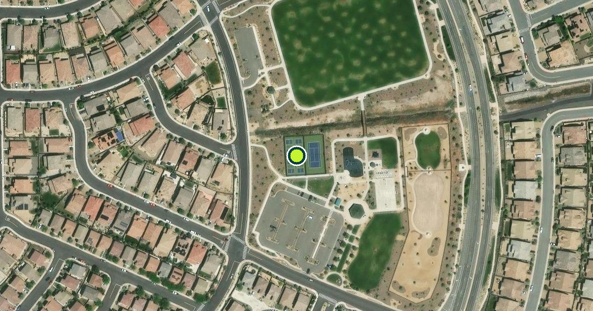 Satellite view of Reno Pickleball Courts