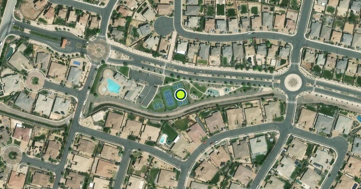 Satellite view of Reno Pickleball Courts
