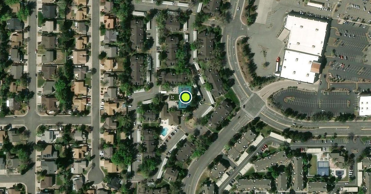 Satellite view of Reno Pickleball Courts