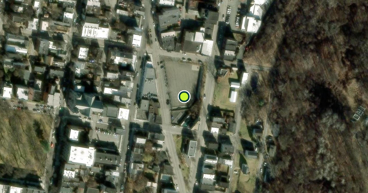 Satellite view of Rensselaer County Pickleball Courts