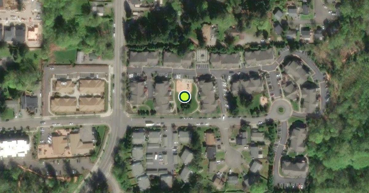 Satellite view of Renton Pickleball Courts