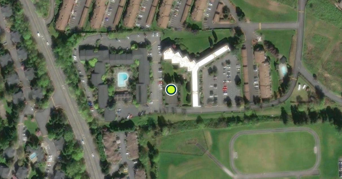 Satellite view of Renton Pickleball Courts