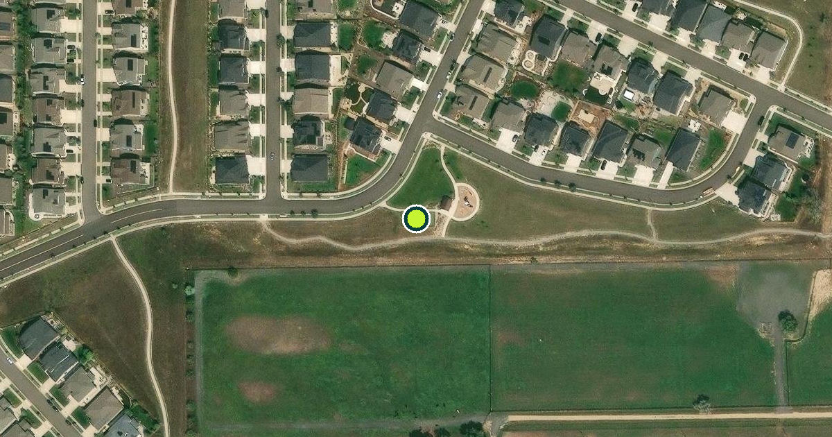 Satellite view of Rex Ranch Pickleball Court