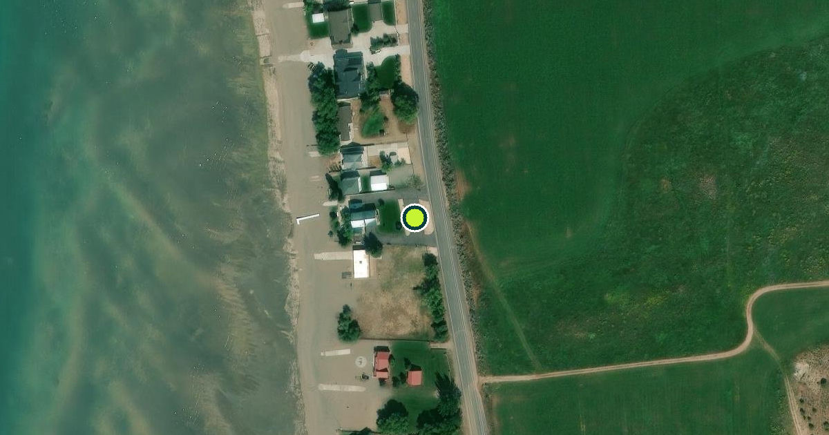 Satellite view of Rich County Pickleball Courts