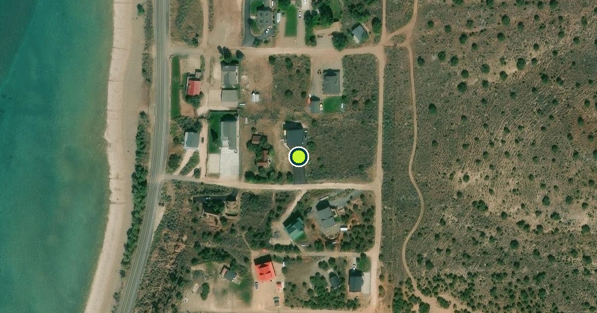 Satellite view of Rich County Pickleball Courts