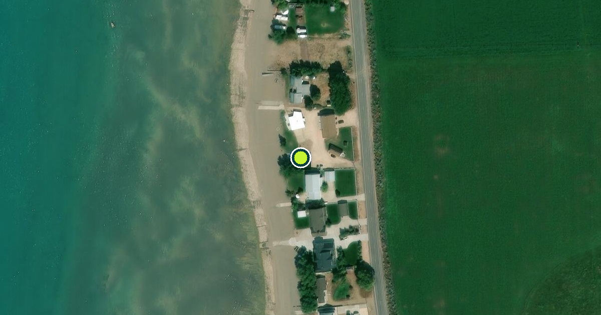 Satellite view of Rich County Pickleball Courts