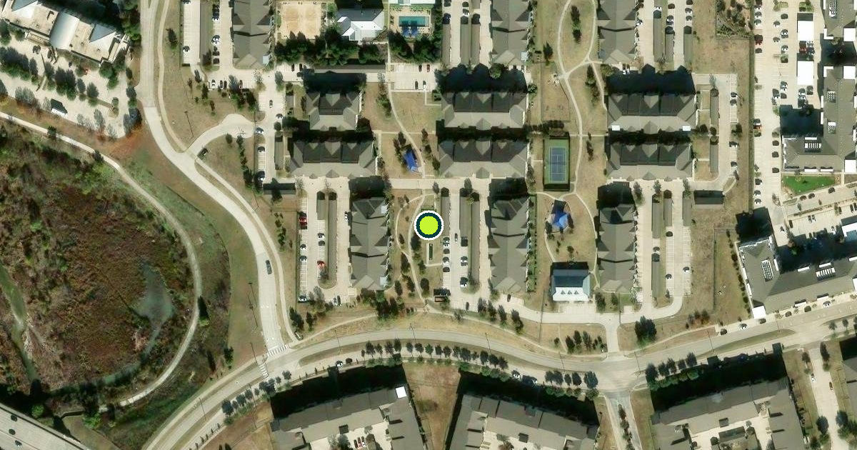 Satellite view of Richardson Pickleball Courts
