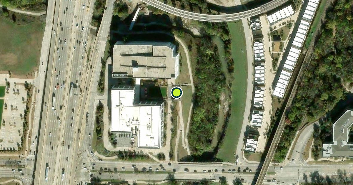 Satellite view of Richardson Pickleball Courts