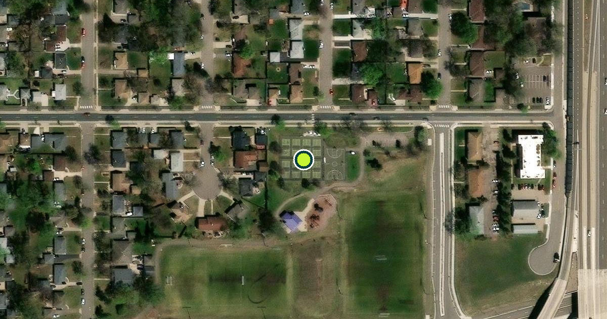Satellite view of Richfield Pickleball Courts