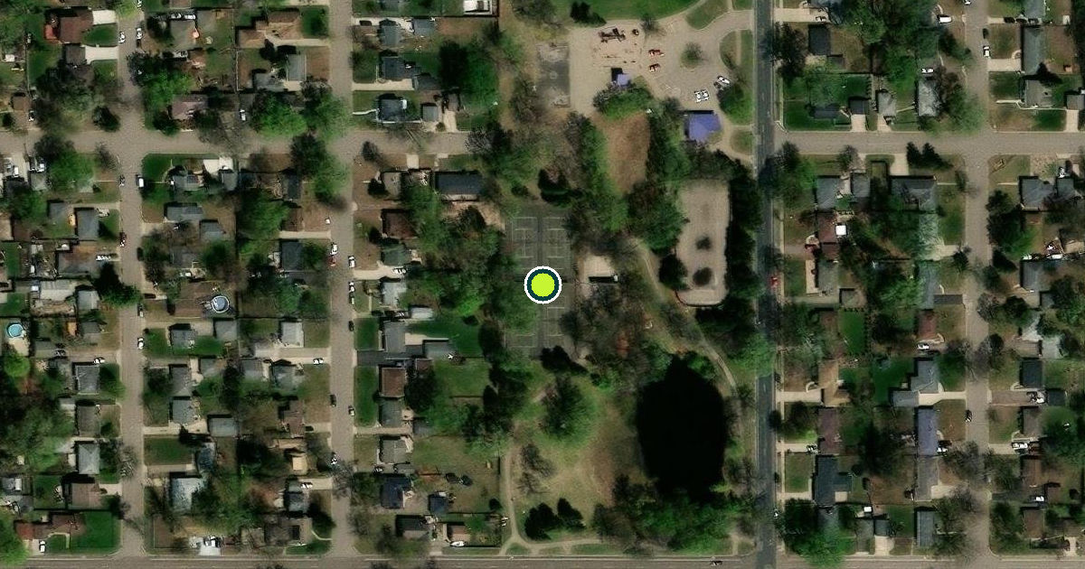 Satellite view of Richfield Pickleball Courts