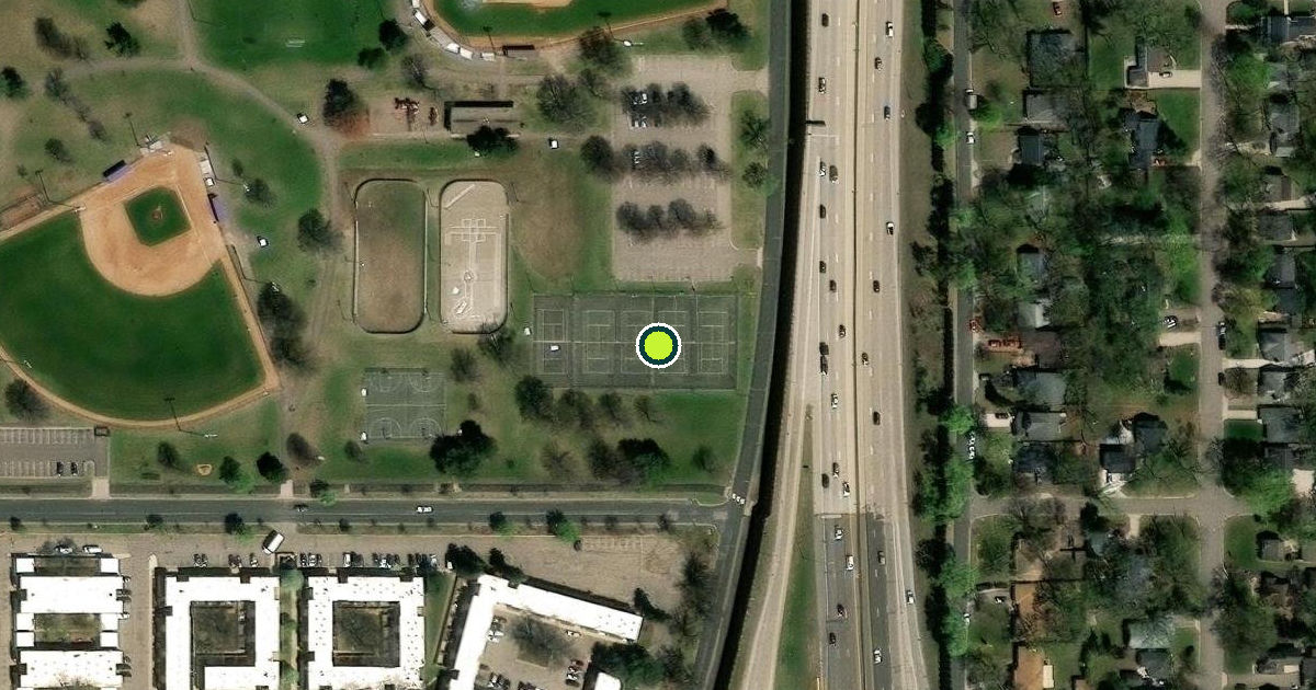 Satellite view of Richfield Pickleball Courts