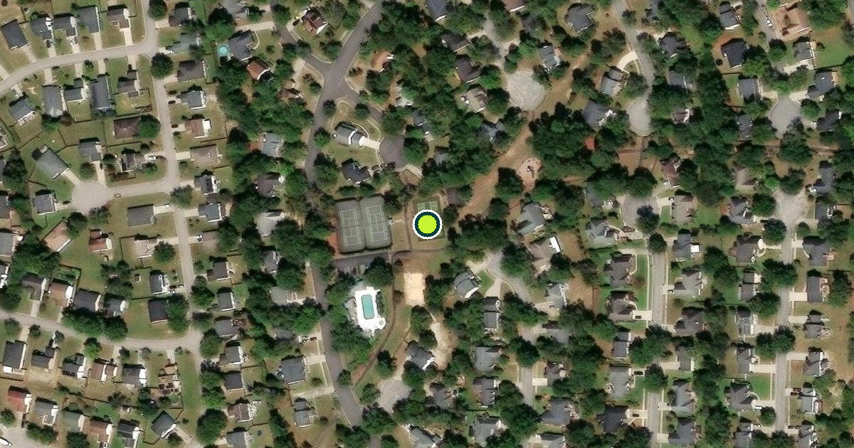 Satellite view of Richland County Pickleball Courts