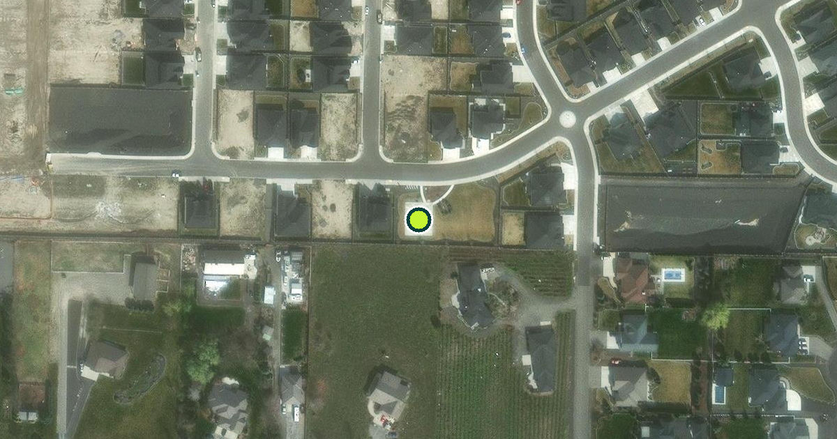 Satellite view of Richland Pickleball Courts
