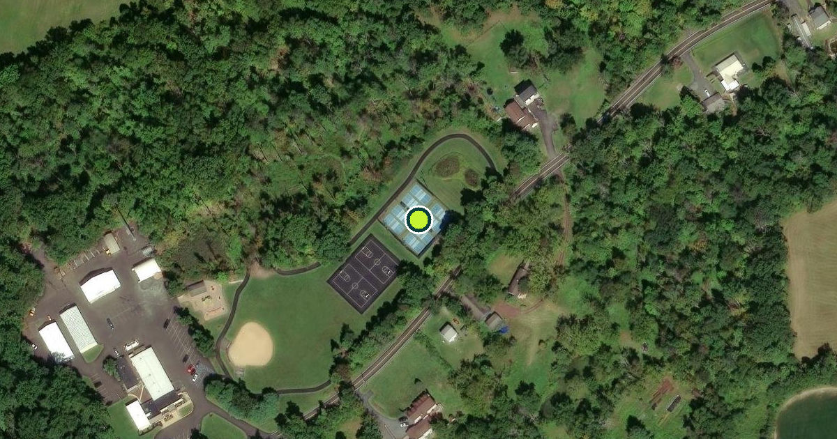 Satellite view of Richland Township Pickleball Courts