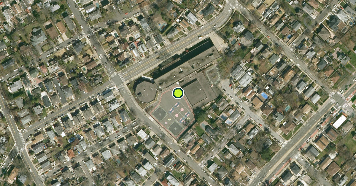 Satellite view of Richmond County Pickleball Courts