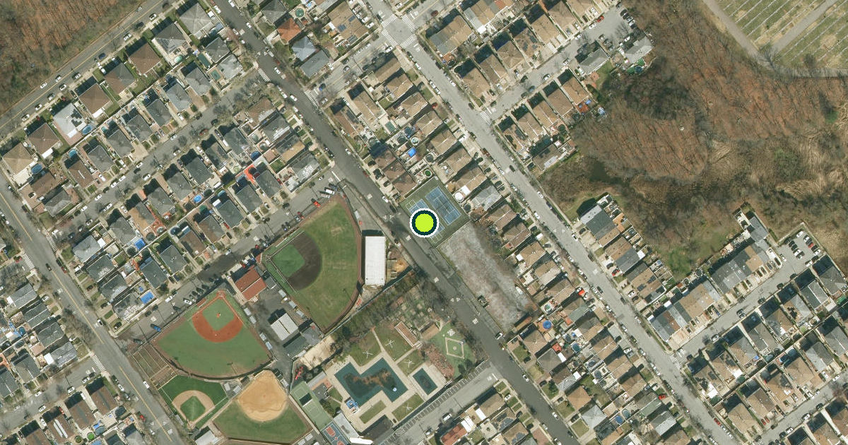 Satellite view of Richmond County Pickleball Courts