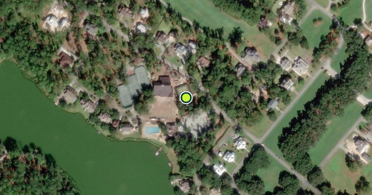Satellite view of Richmond Hill Pickleball Courts