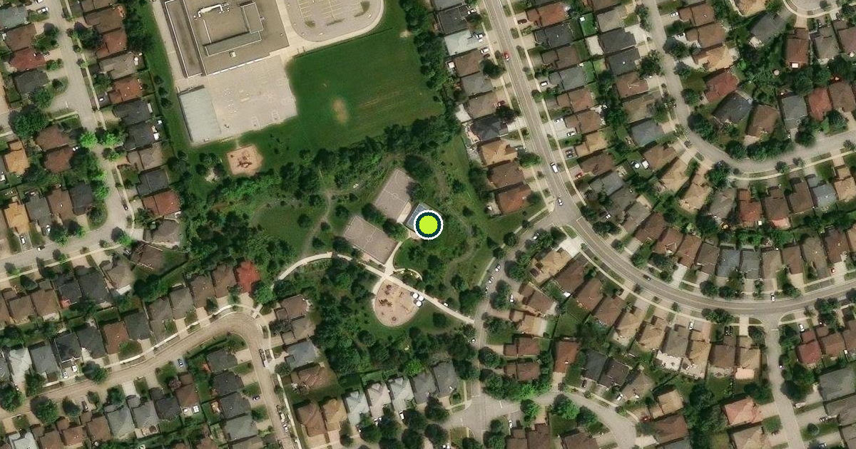 Satellite view of Richmond Hill Pickleball Courts