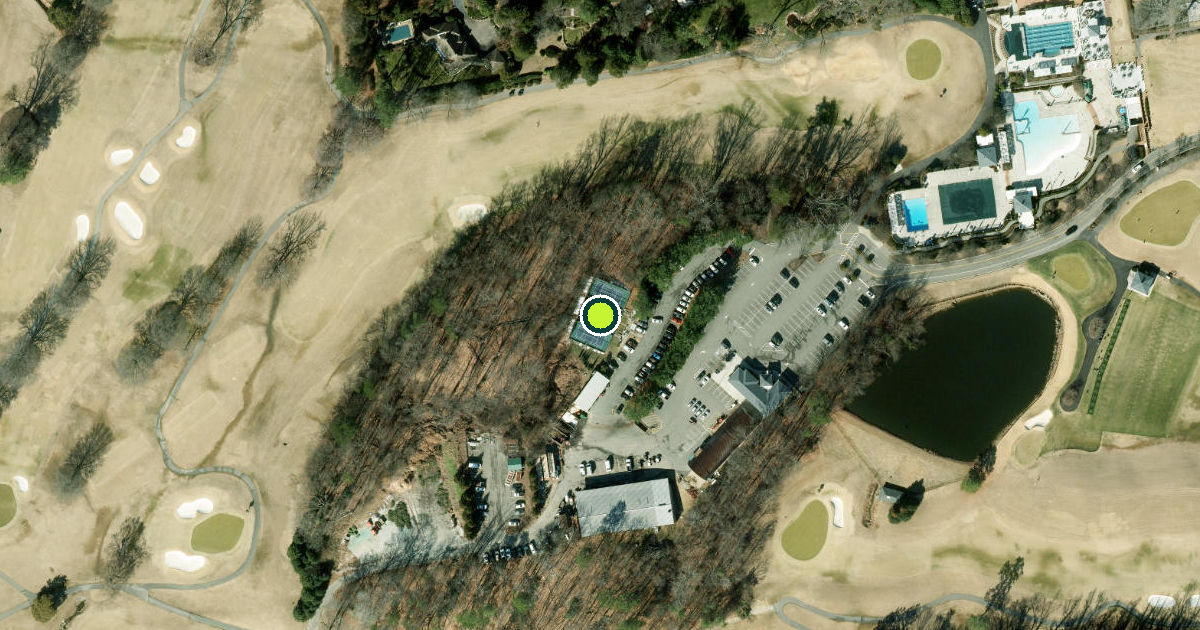 Satellite view of Richmond Pickleball Courts