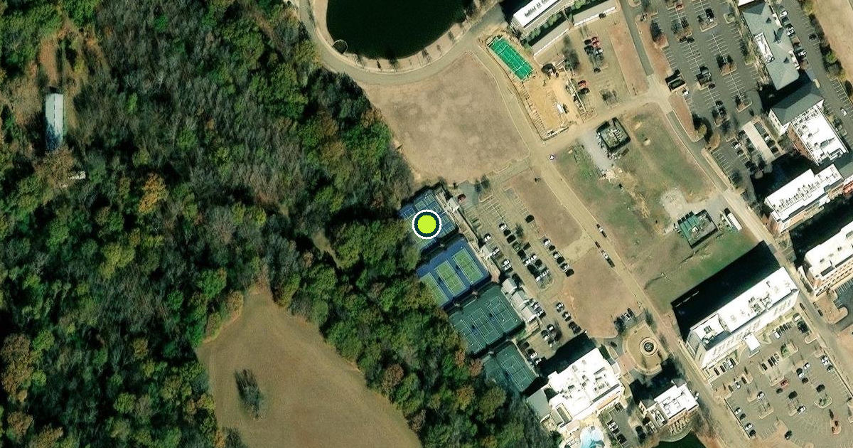 Satellite view of Ridgeland Pickleball Courts