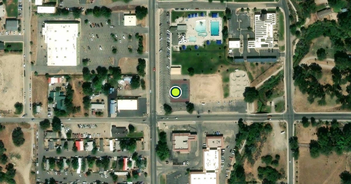 Satellite view of Rifle Pickleball Courts