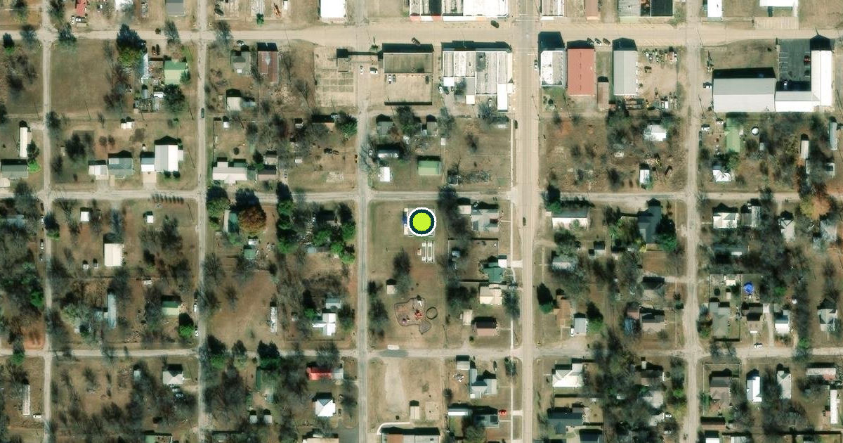 Satellite view of Ringling Pickleball Courts