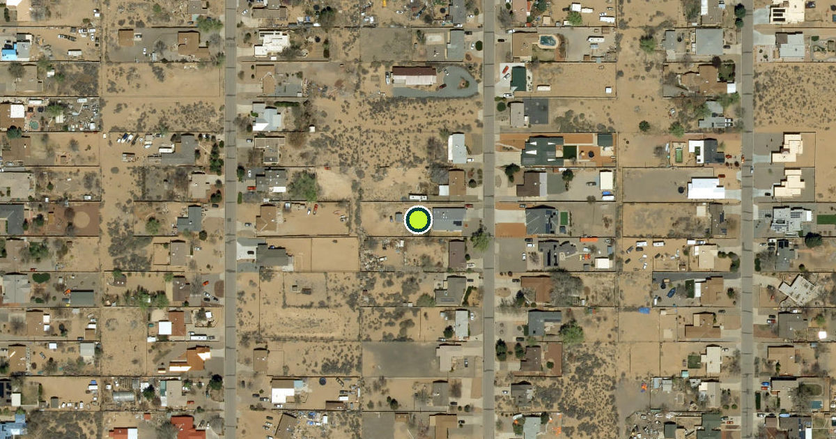 Satellite view of Rio Rancho Pickleball Courts