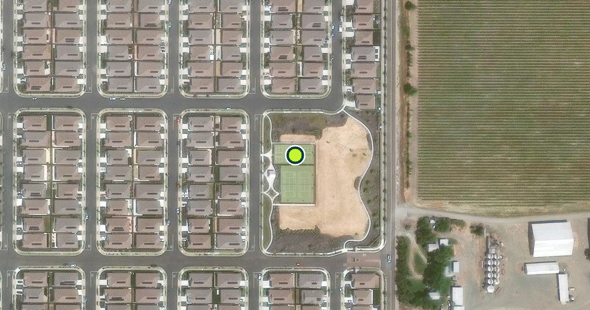 Satellite view of Rio Vista Pickleball Courts