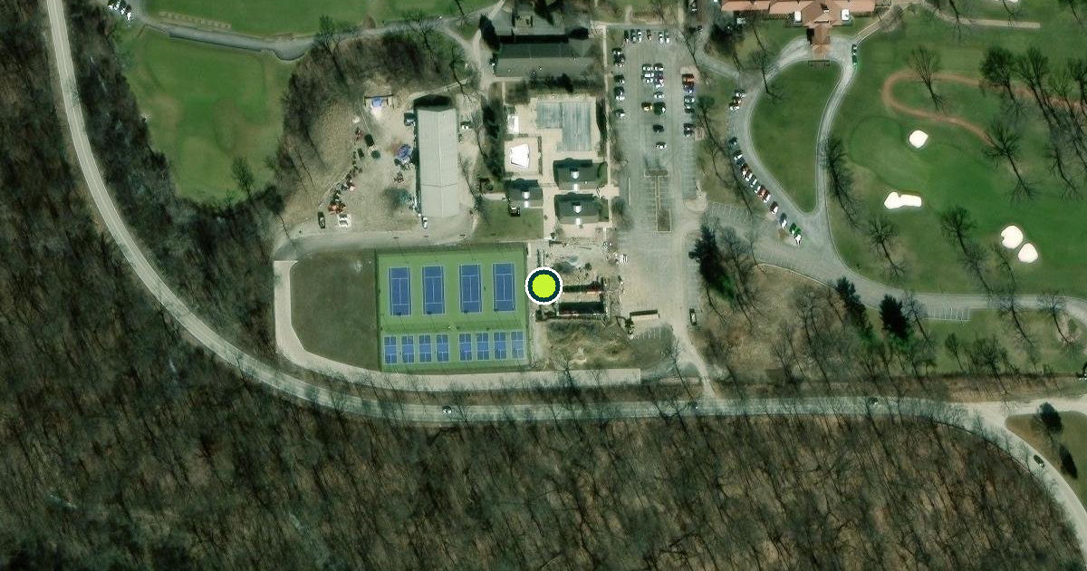 Satellite view of River Grove Pickleball Courts