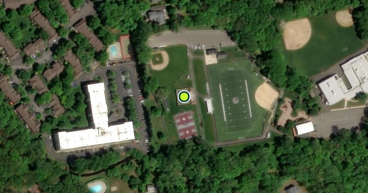Satellite view of River Vale Pickleball Courts