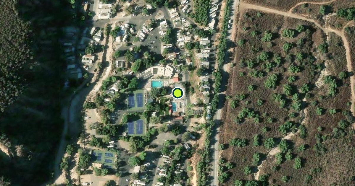 Satellite view of Riverside County Pickleball Courts