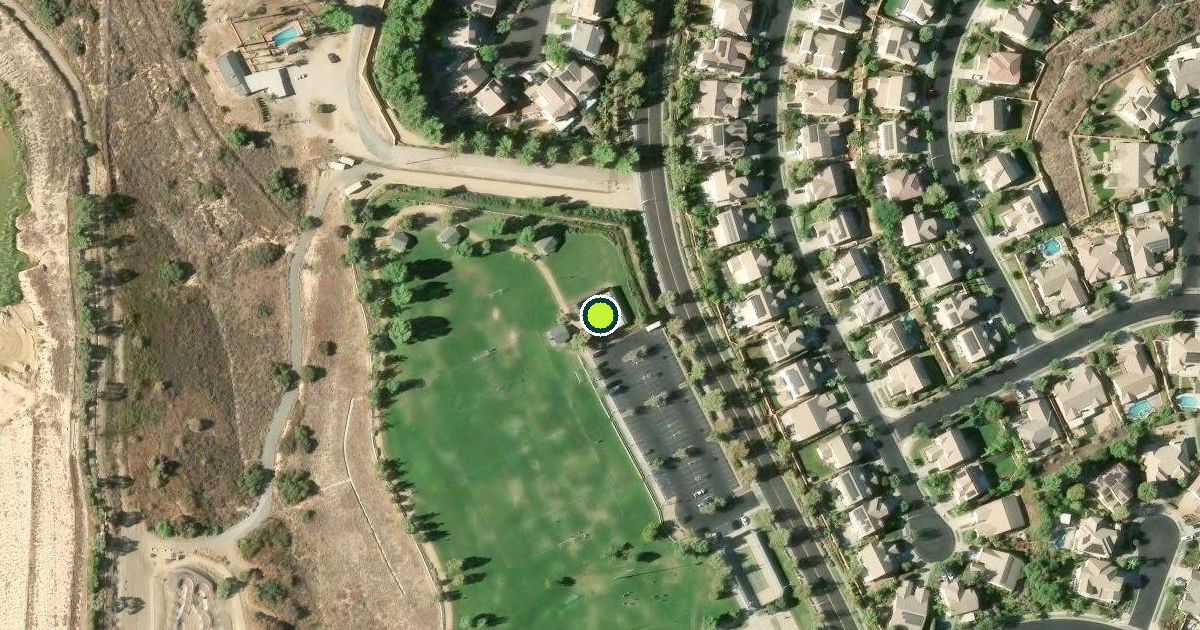 Satellite view of Riverside County Pickleball Courts