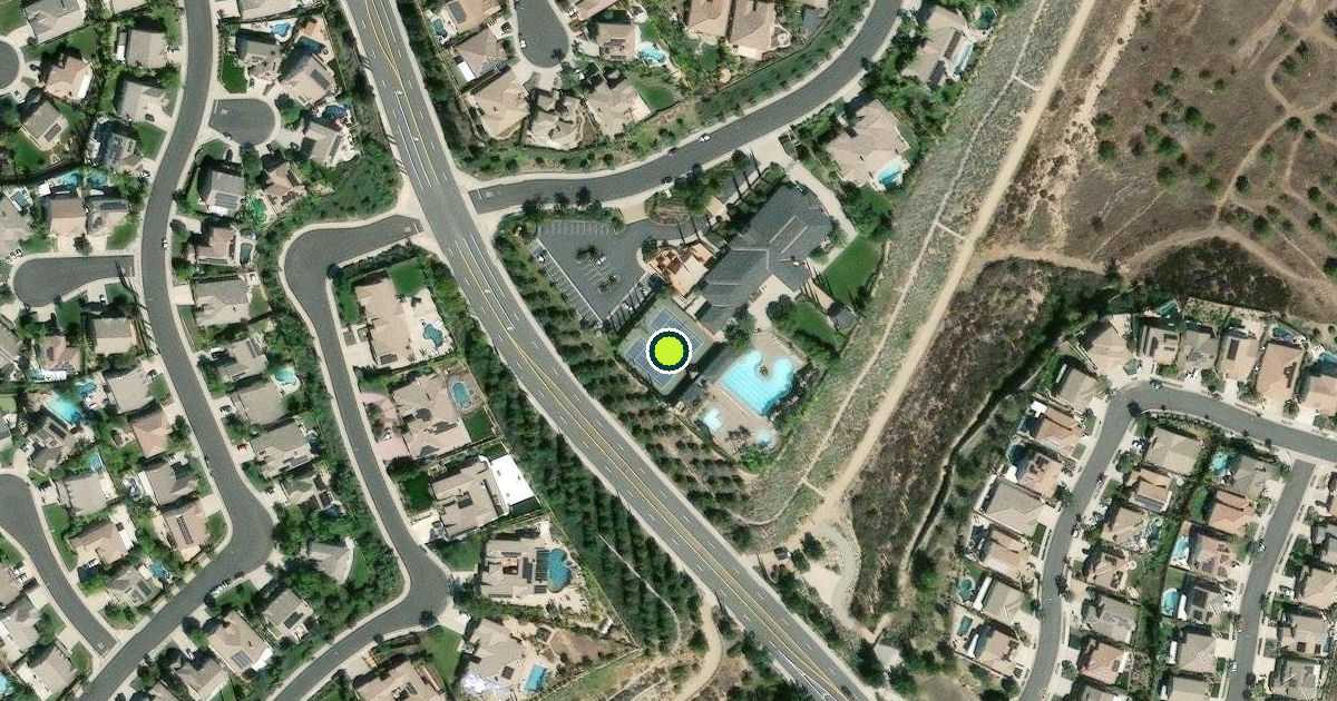 Satellite view of Riverside County Pickleball Courts