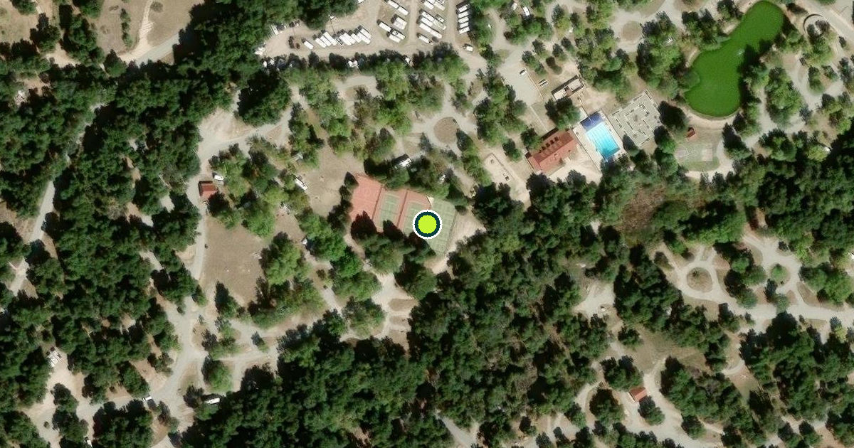 Satellite view of Riverside County Pickleball Courts