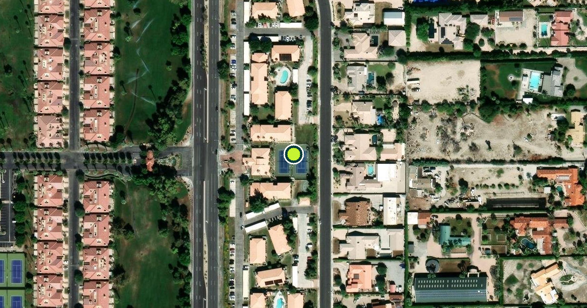 Satellite view of Riverside County Pickleball Courts
