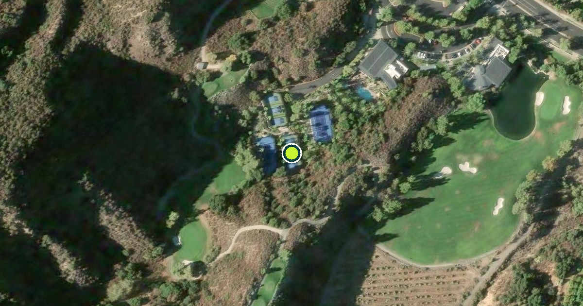 Satellite view of Riverside County Pickleball Courts