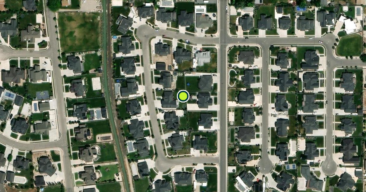 Satellite view of Riverton Pickleball Courts