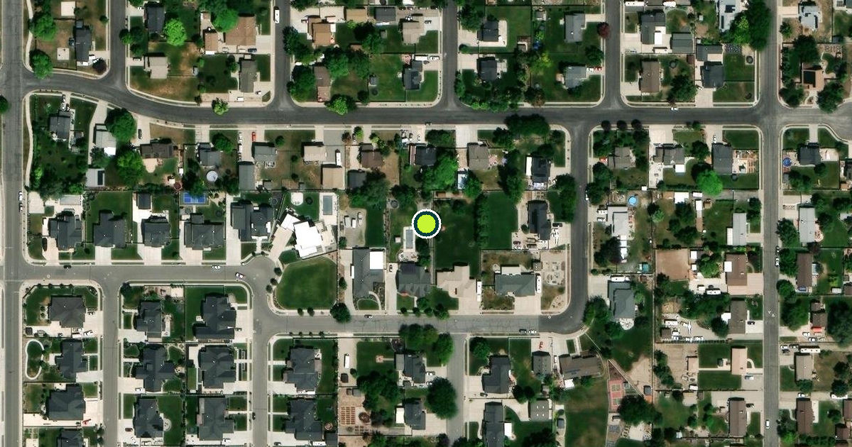 Satellite view of Riverton Pickleball Courts