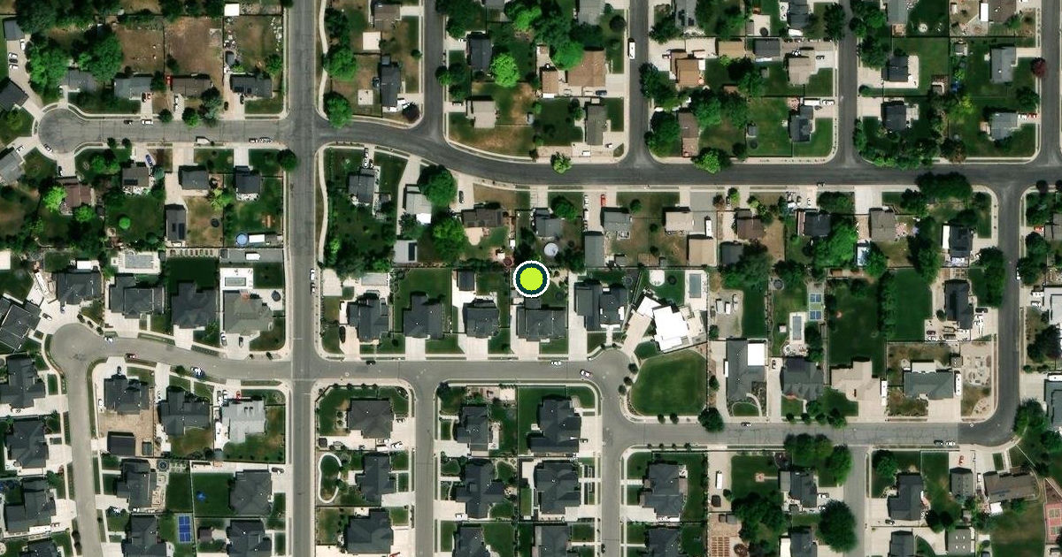 Satellite view of Riverton Pickleball Courts