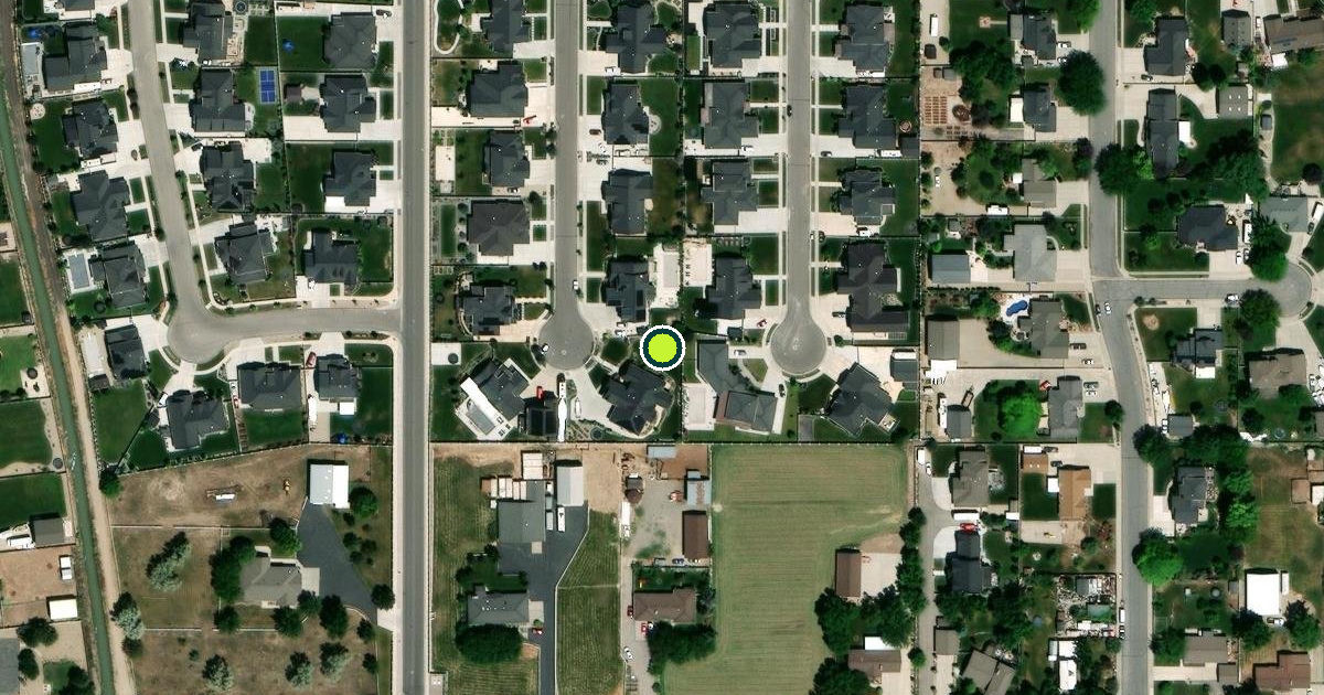 Satellite view of Riverton Pickleball Courts