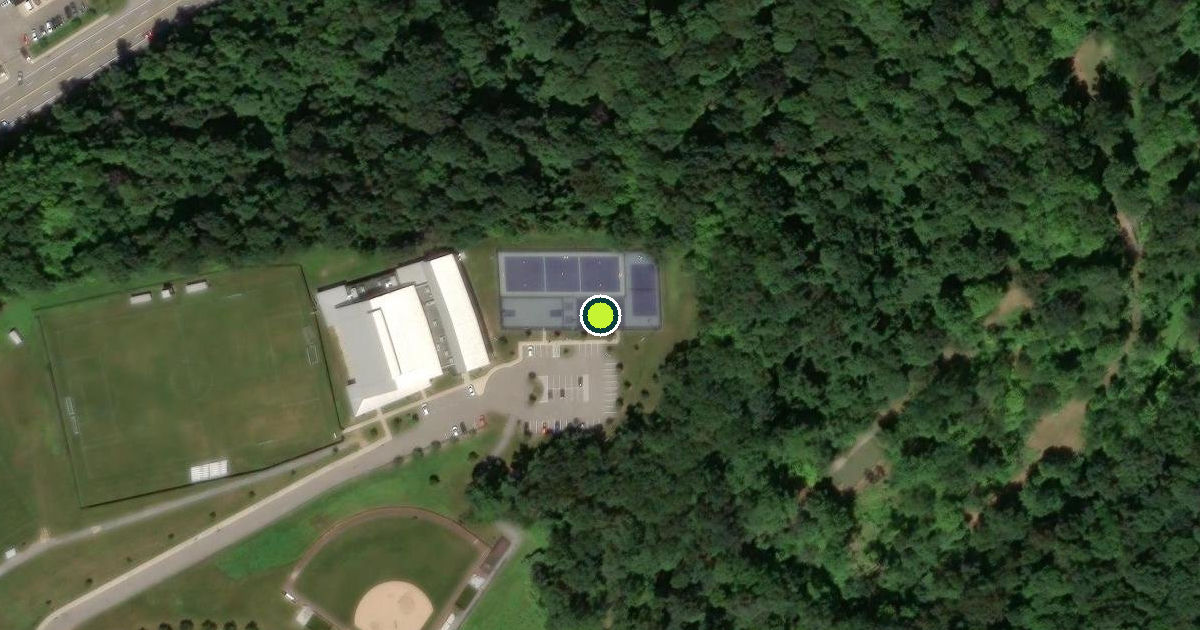 Satellite view of Robert Morris University Pickleball Courts