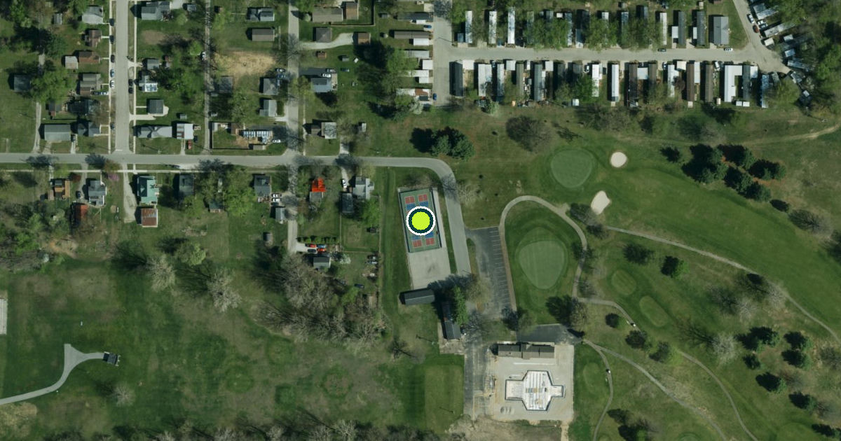 Satellite view of Rochester Pickleball Courts