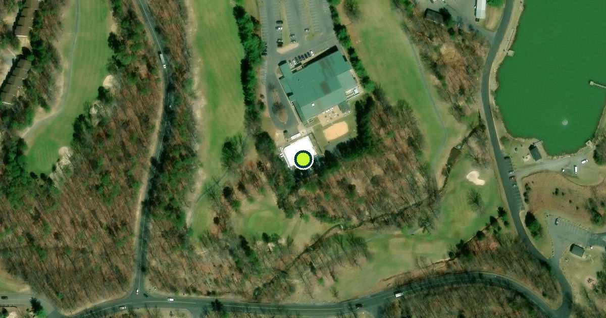 Satellite view of Rockingham County Pickleball Courts