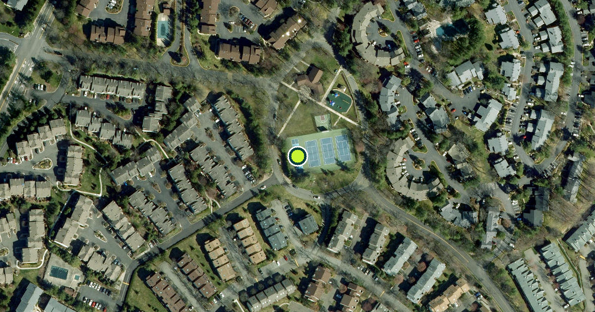 Satellite view of Rockland County Pickleball Courts