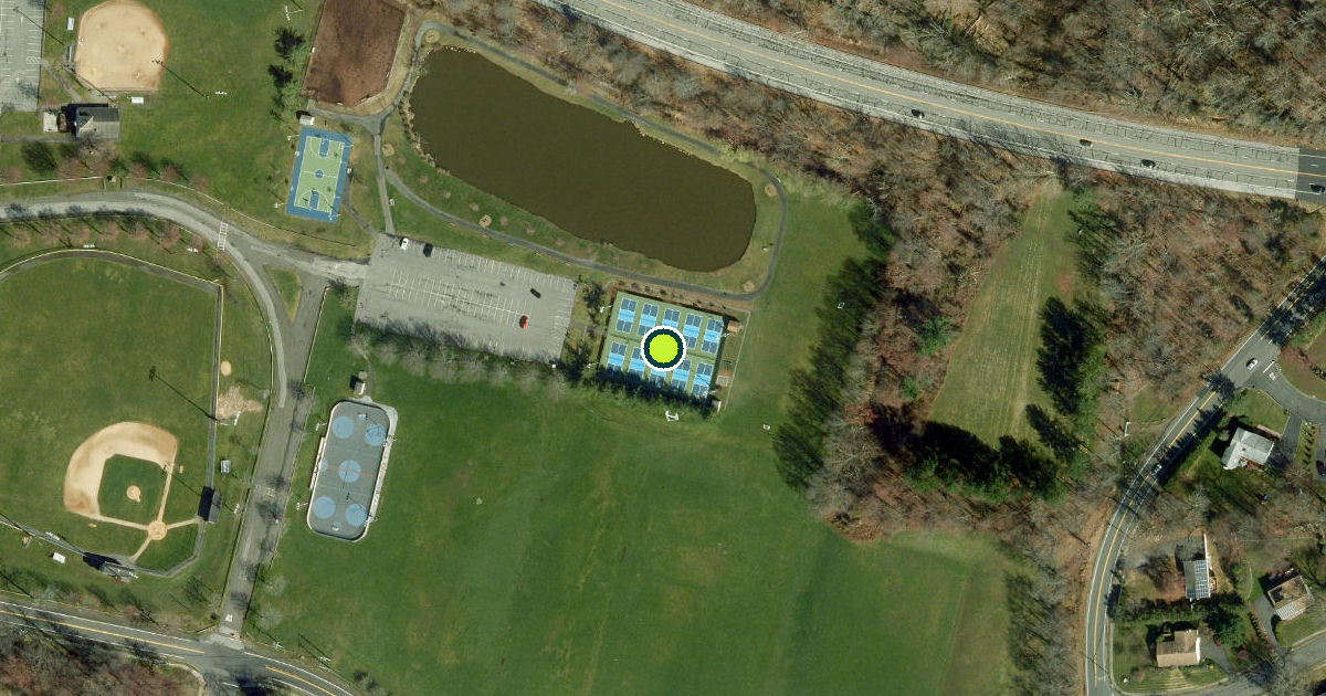 Satellite view of Rockland County Pickleball Courts